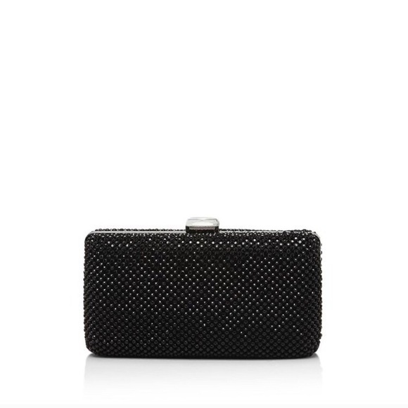 Sondra Roberts Handbags - Sondra Roberts Black Rhinestone Box Clutch